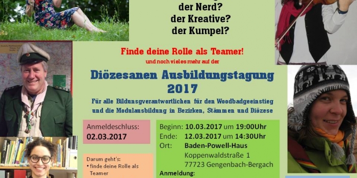 Diözesane Ausbildungstagung – es sind noch Plätz frei!!!