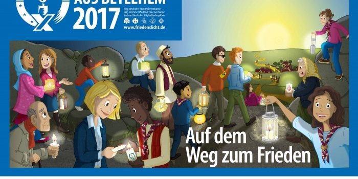 Friedenslicht 2017 im Freiburger Münster