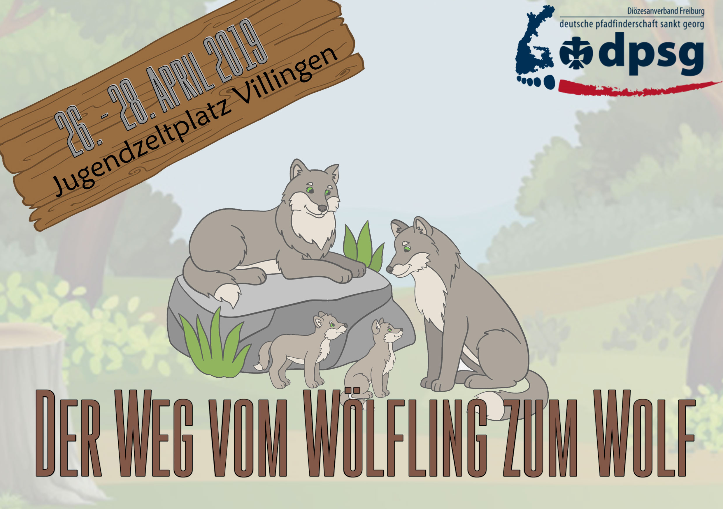 Wölflings-Wochenende "Der Weg vom Wölfling zum Wolf"