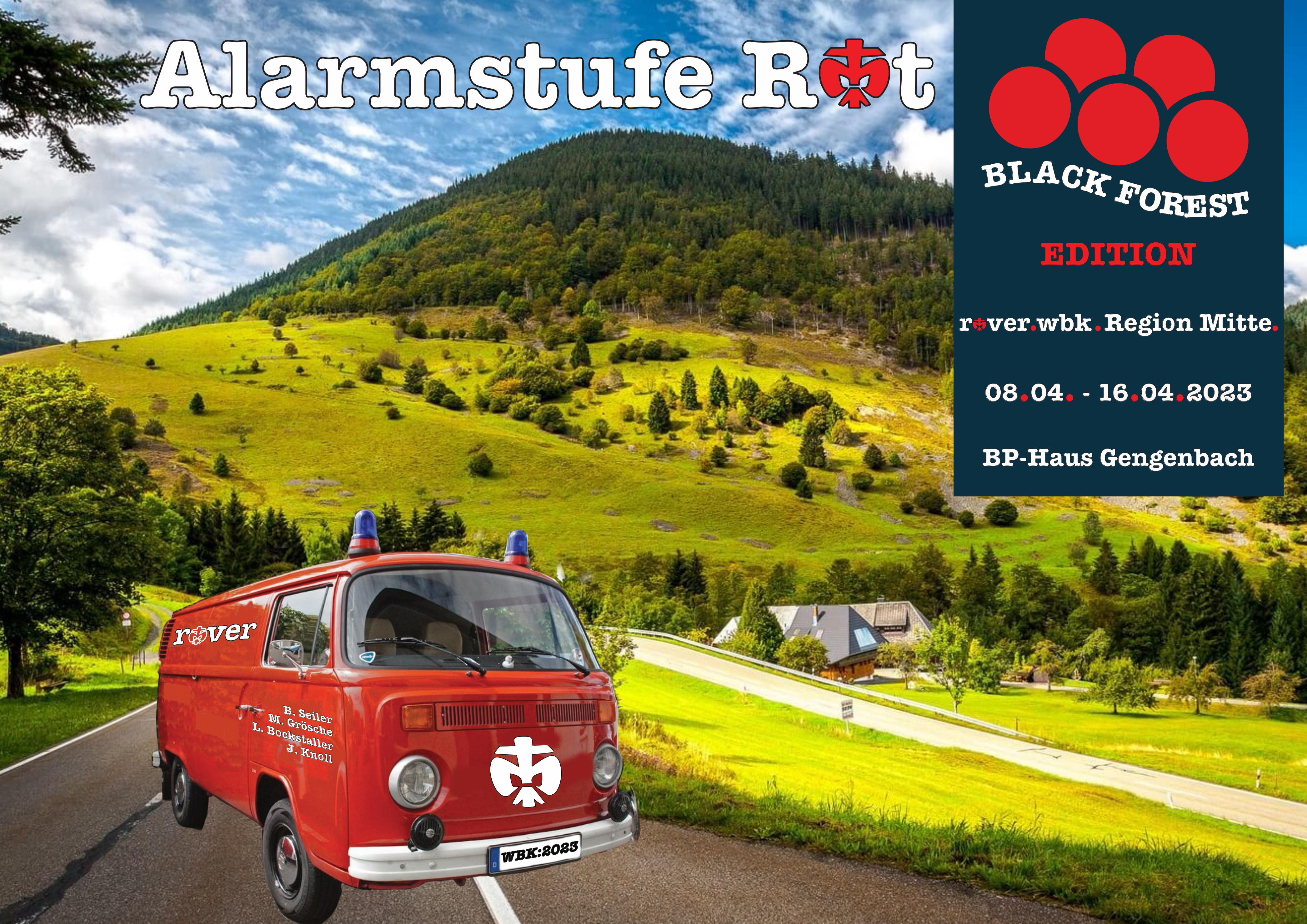 Entwicklungswochenende "Alarmstufe Rot - Black Forest Edition" WBK Roverstufe
