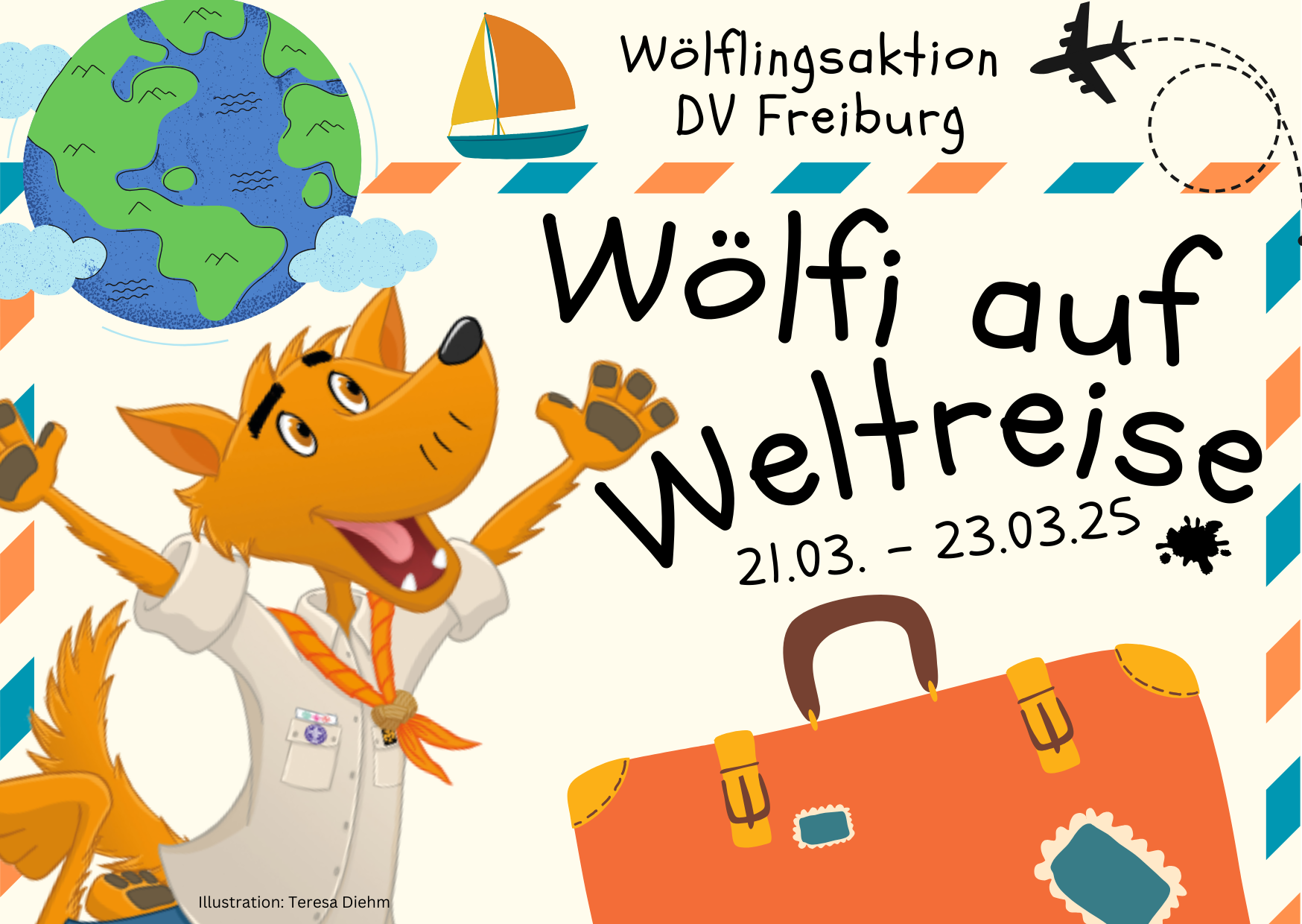 Kinderaktion - Wölfi auf Weltreise